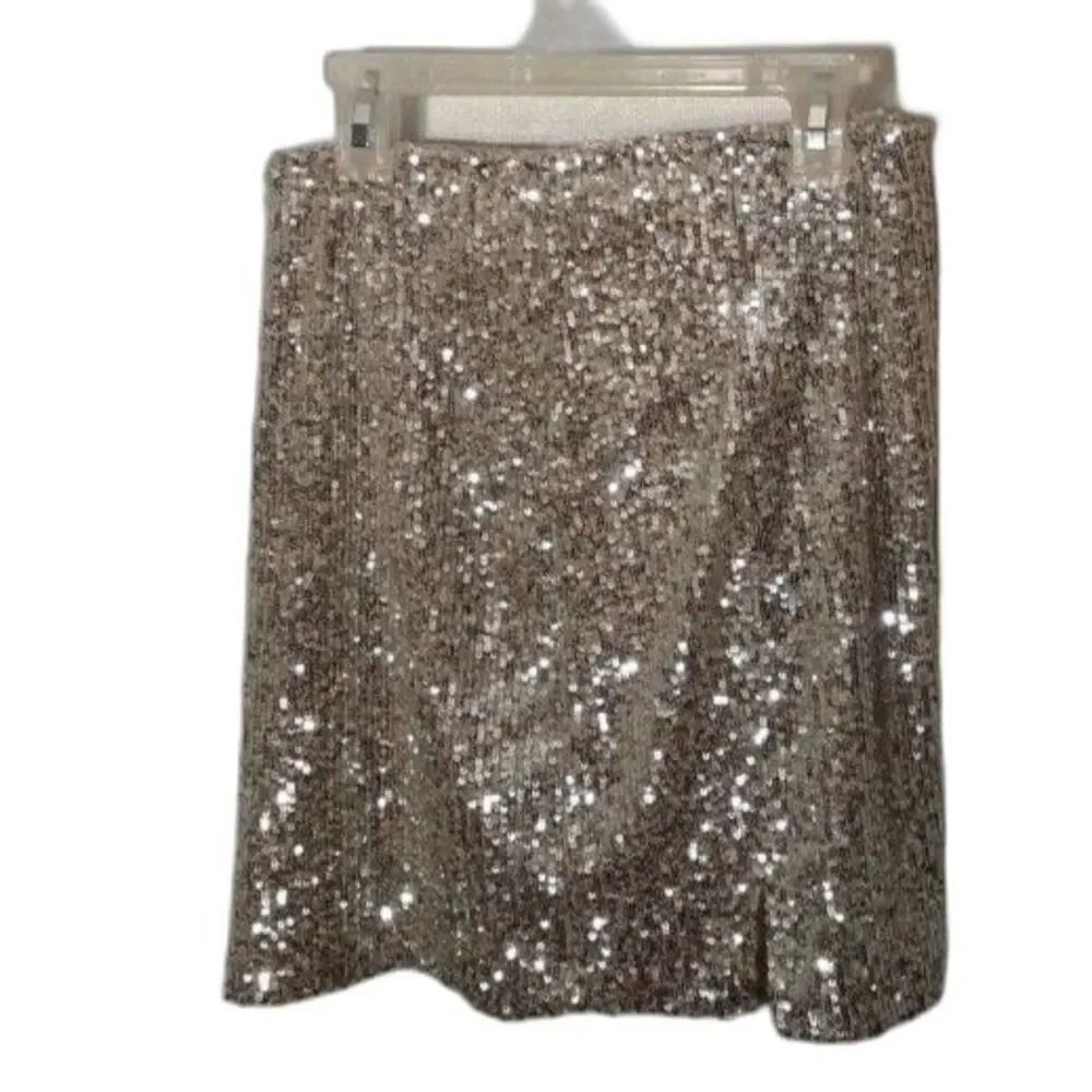 Love on a hanger sexy mini skirt sequins disco glam new fits 2 or 3 - Picture 2 of 5